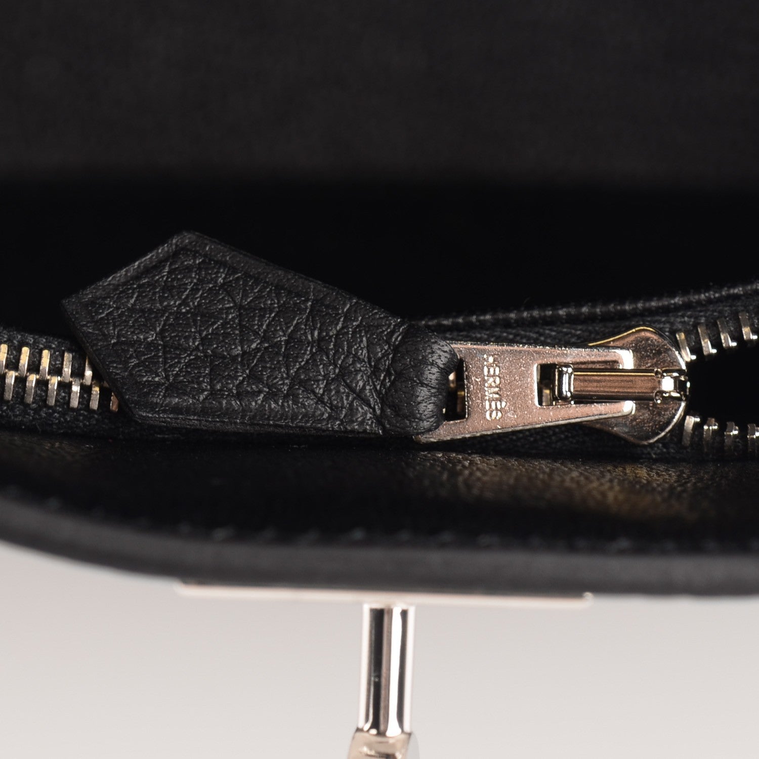Hermes Taurillon Clemence Jypsiere 28 Black 9 of 19