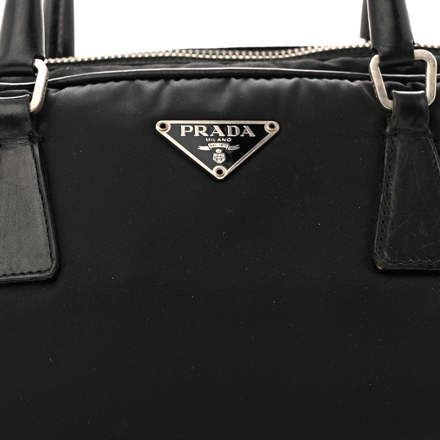 Prada Nylon Cinghiale Bowler Black 7 of 13