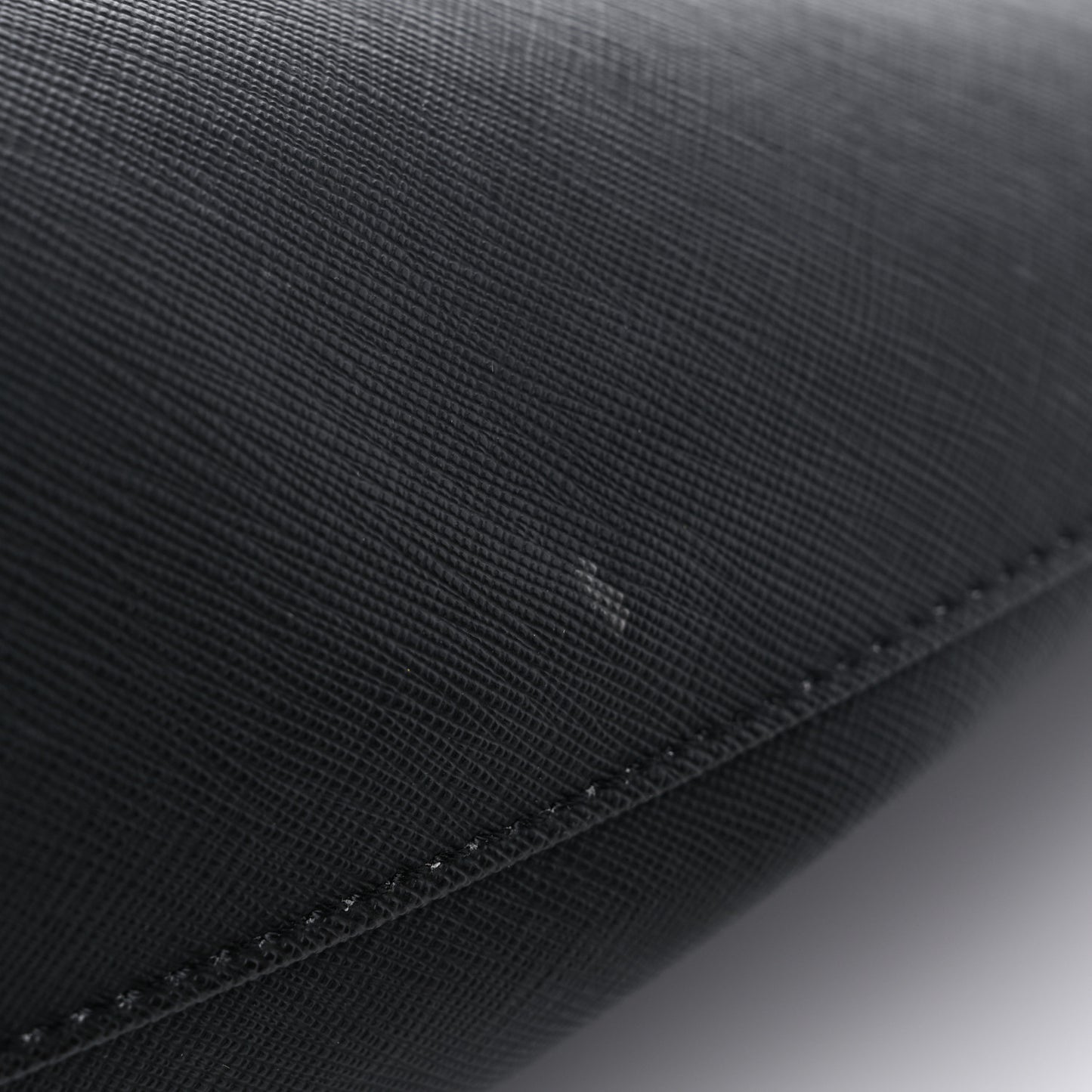 Textured Coated Canvas Bambi Print Large Antigona Tote Black