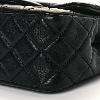 Chanel Lambskin Quilted Mini Pearl Crush Flap Black 9 of 12