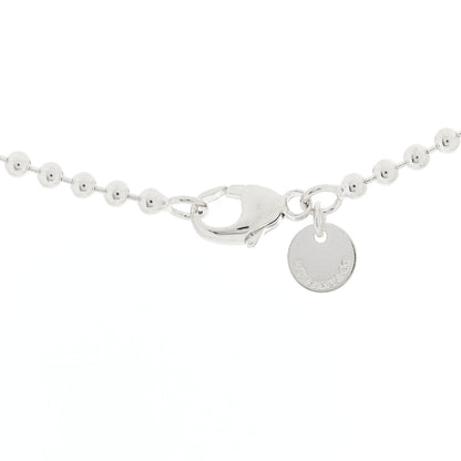 Tiffany Sterling Silver 2.5mm Bead Chain Necklace 20" 4 of 5