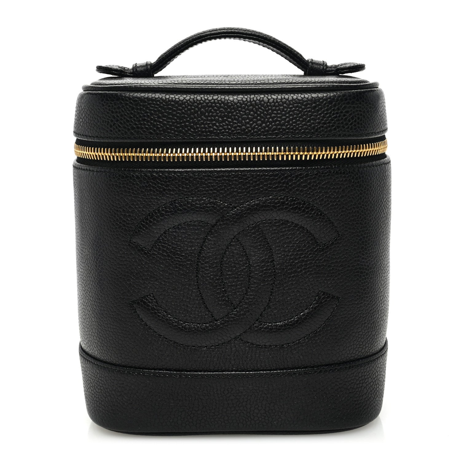 Chanel Caviar Vanity Cosmetic Case Black 1 of 7
