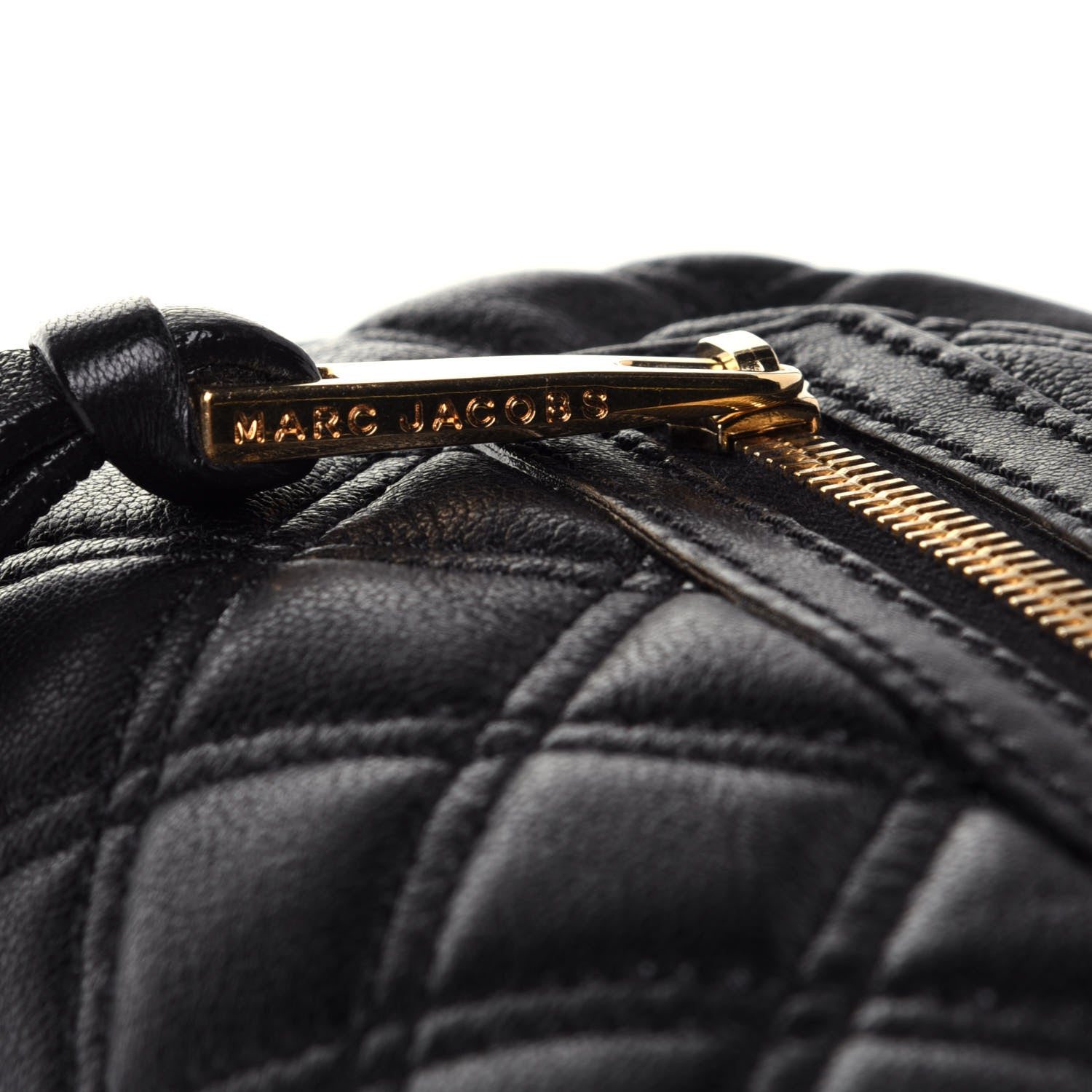 Marc Jacobs Calfskin Quilted Little Stam Black 10 of 11