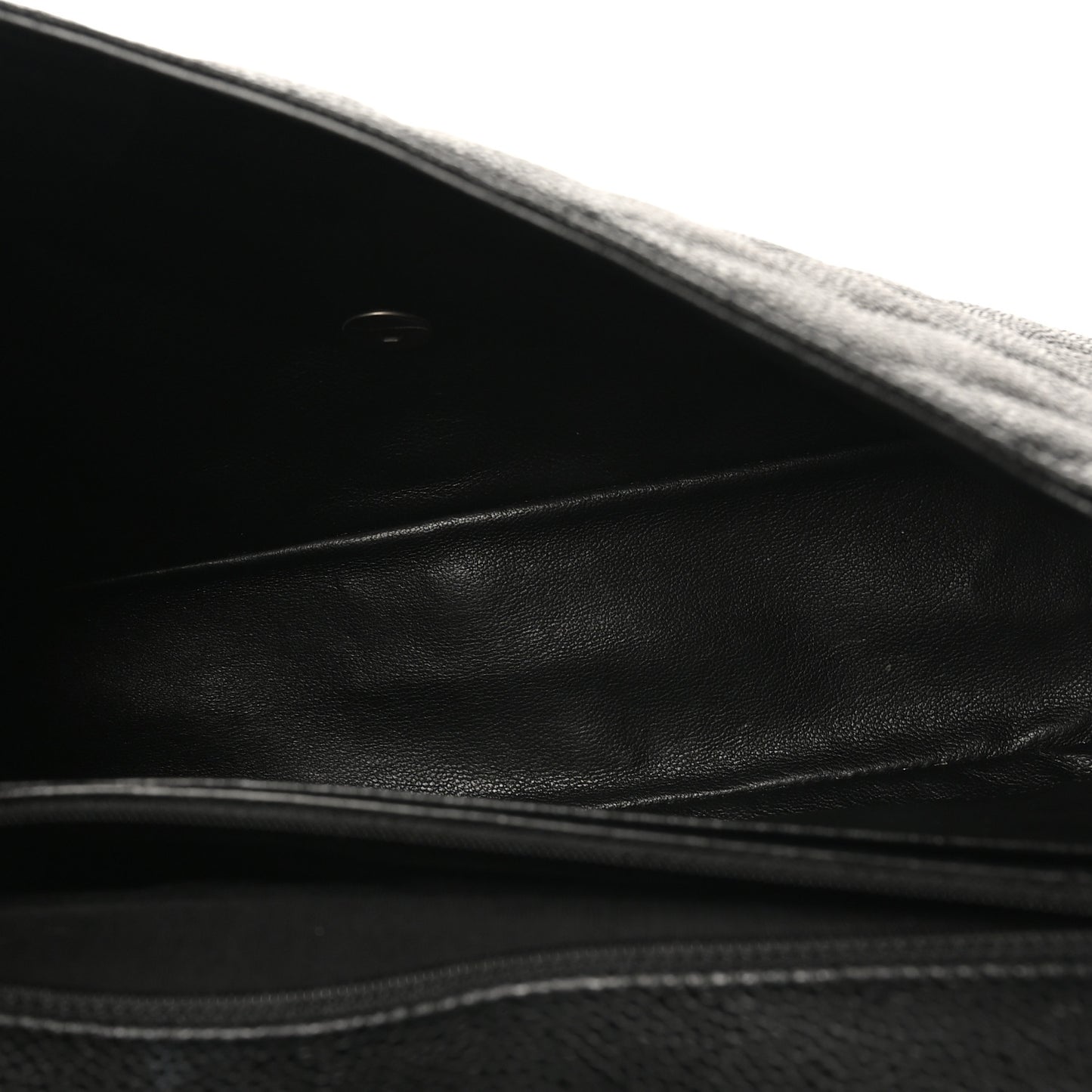 Caviar Quilted Jumbo Single Flap Black