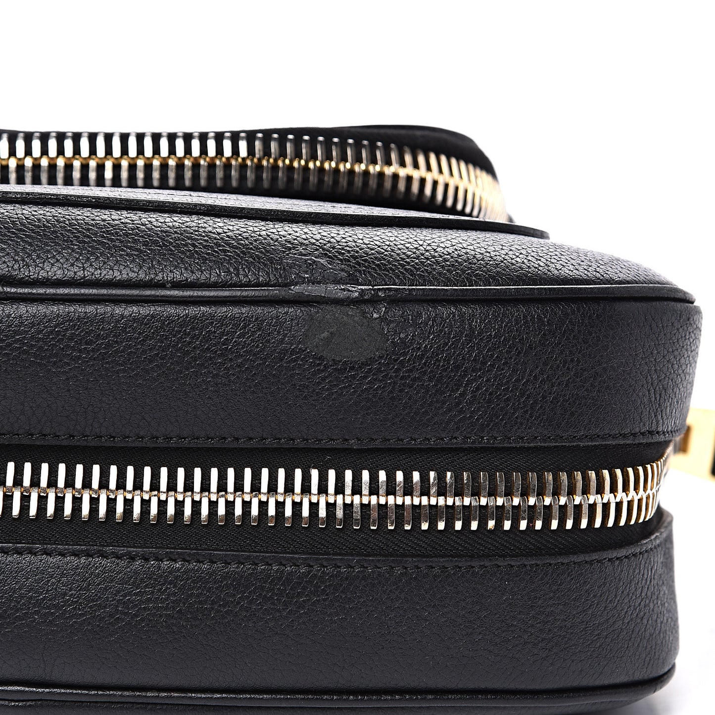 Grained Calfskin Medium Jennifer Crossbody Bag Black