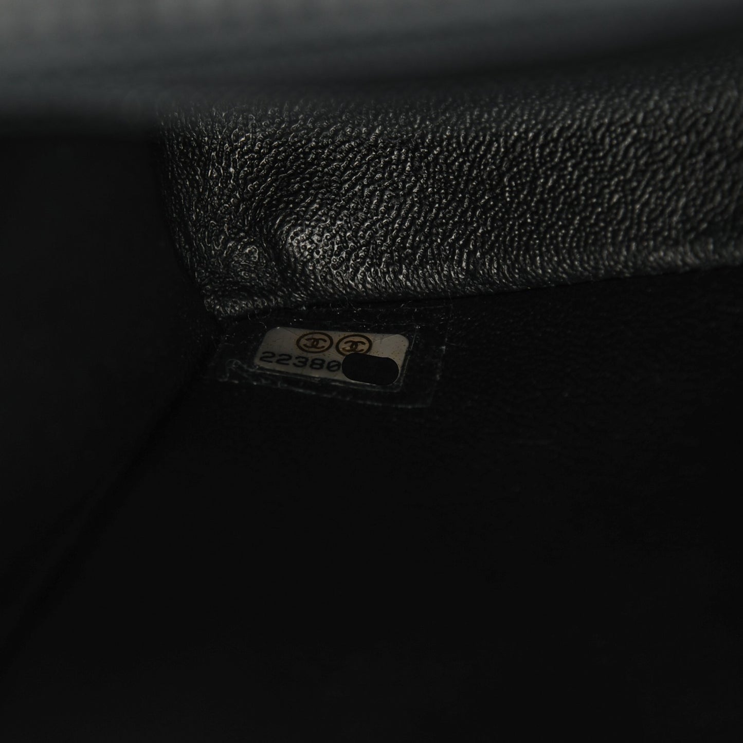 Lambskin Quilted Mini Square Flap Black