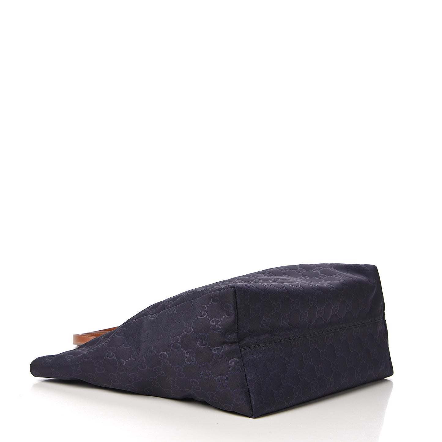 Nylon Monogram Medium Tote Navy