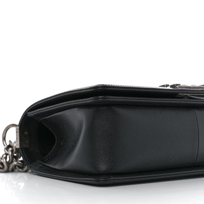 Chanel Caviar Quilted Medium Boy Flap Black 9 of 11