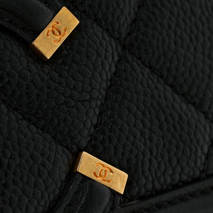 Chanel Caviar Quilted Medium CC Filigree Flap Black 11 of 12