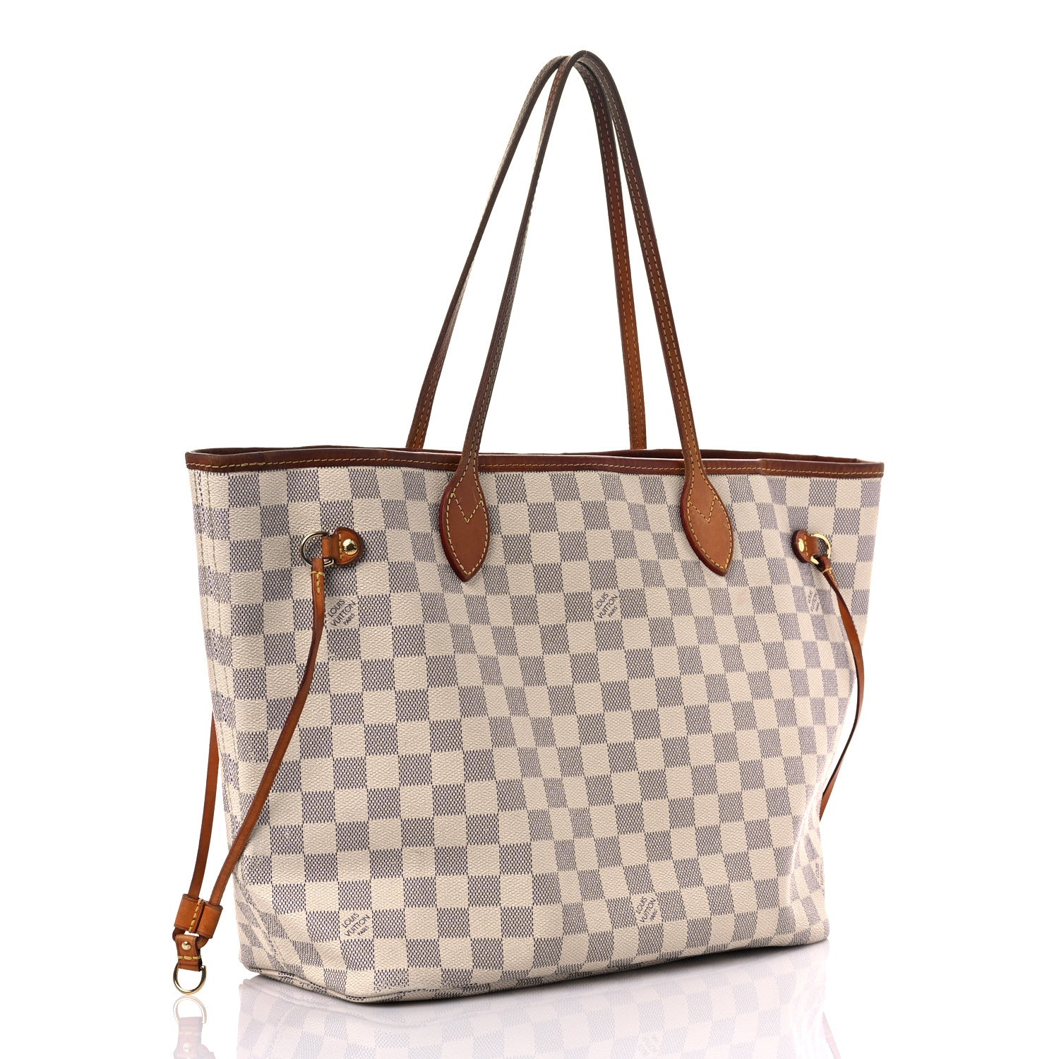 Louis Vuitton Damier Azur Neverfull MM 3 of 29