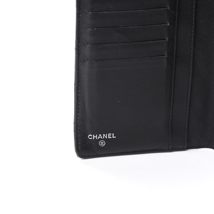Chanel Patent Quilted Brilliant Yen Wallet Black 8 of 10