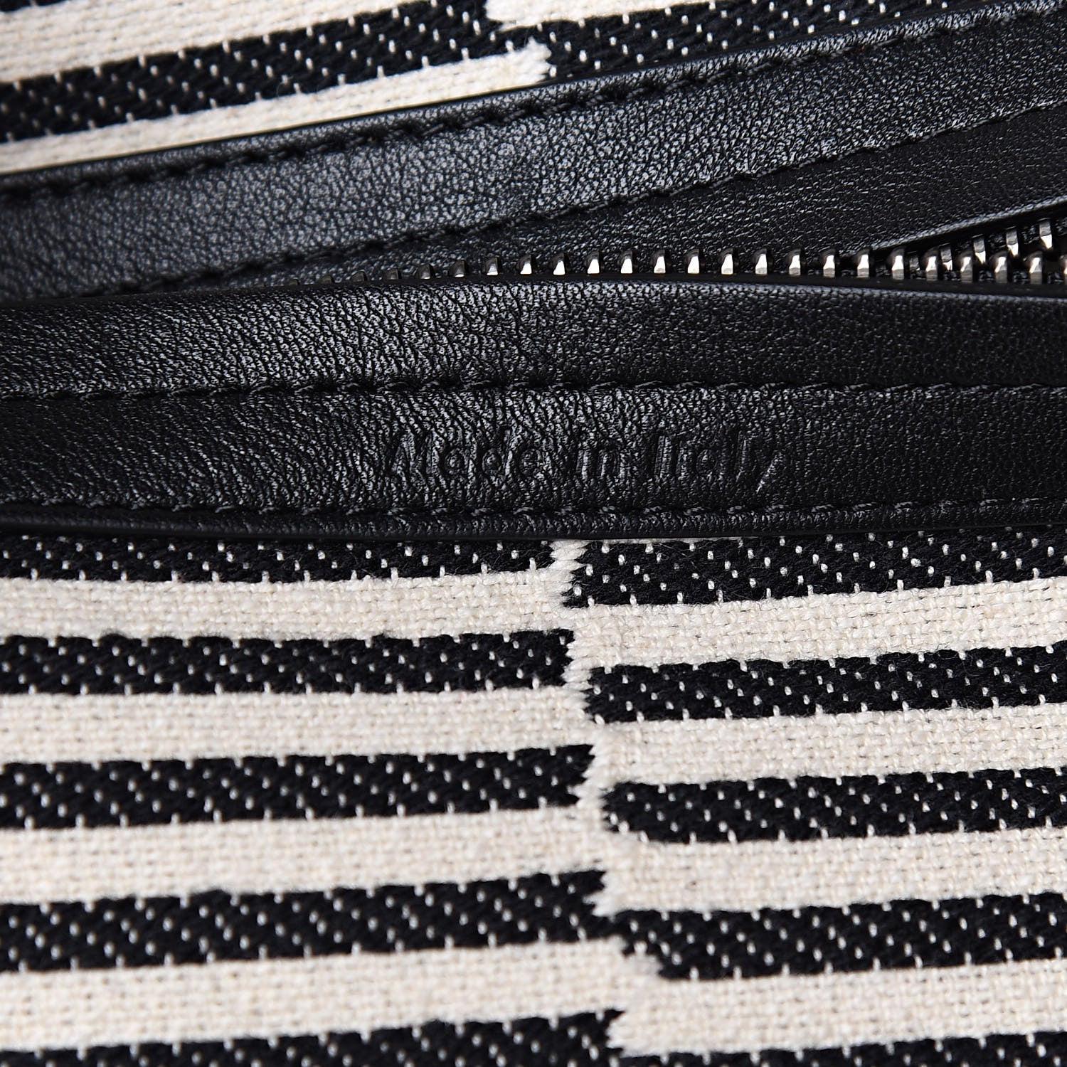 Celine Cotton Canvas Stripped Medium Phantom Luggage Multicolor 7 of 10