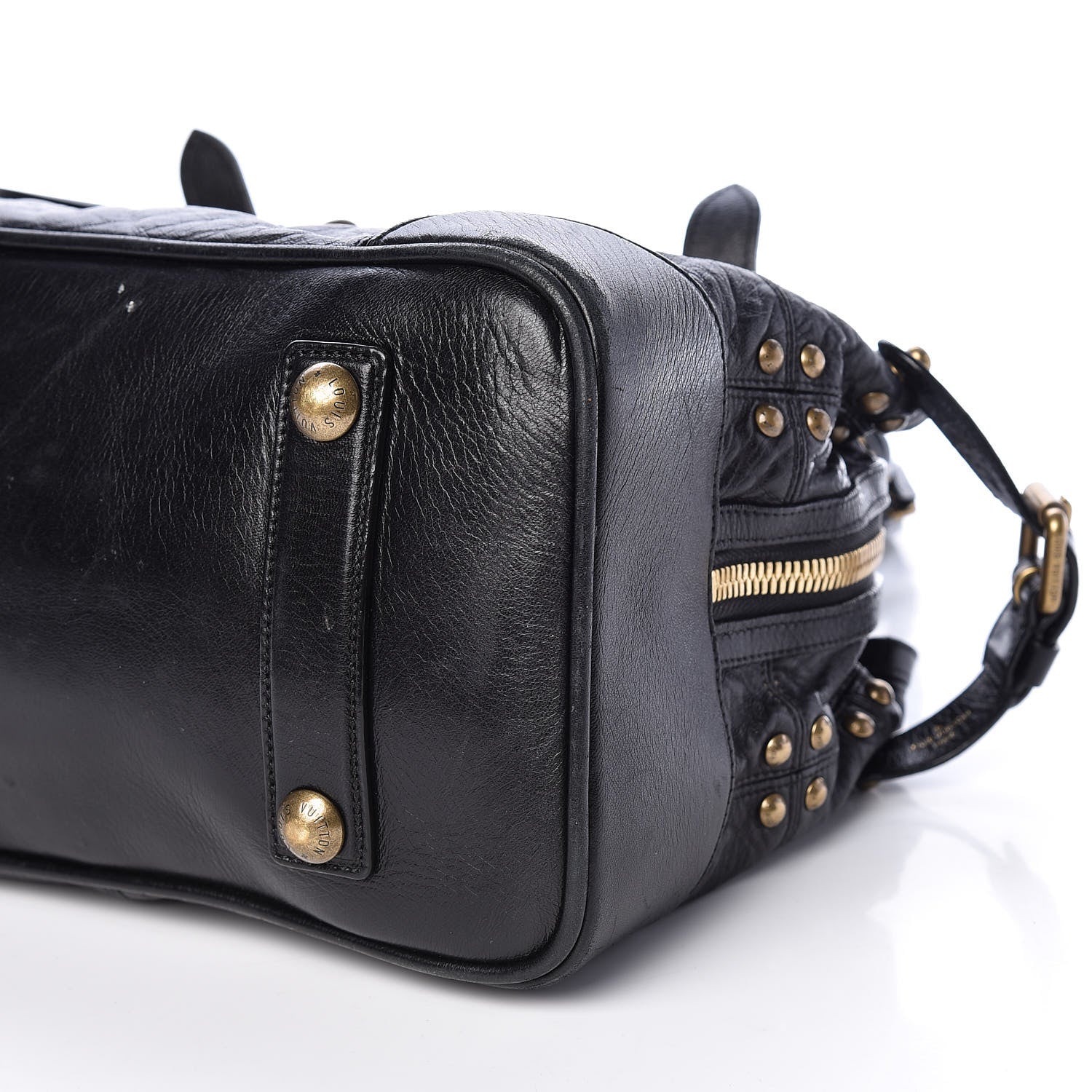 Louis Vuitton Lambskin Riveting Black 10 of 19
