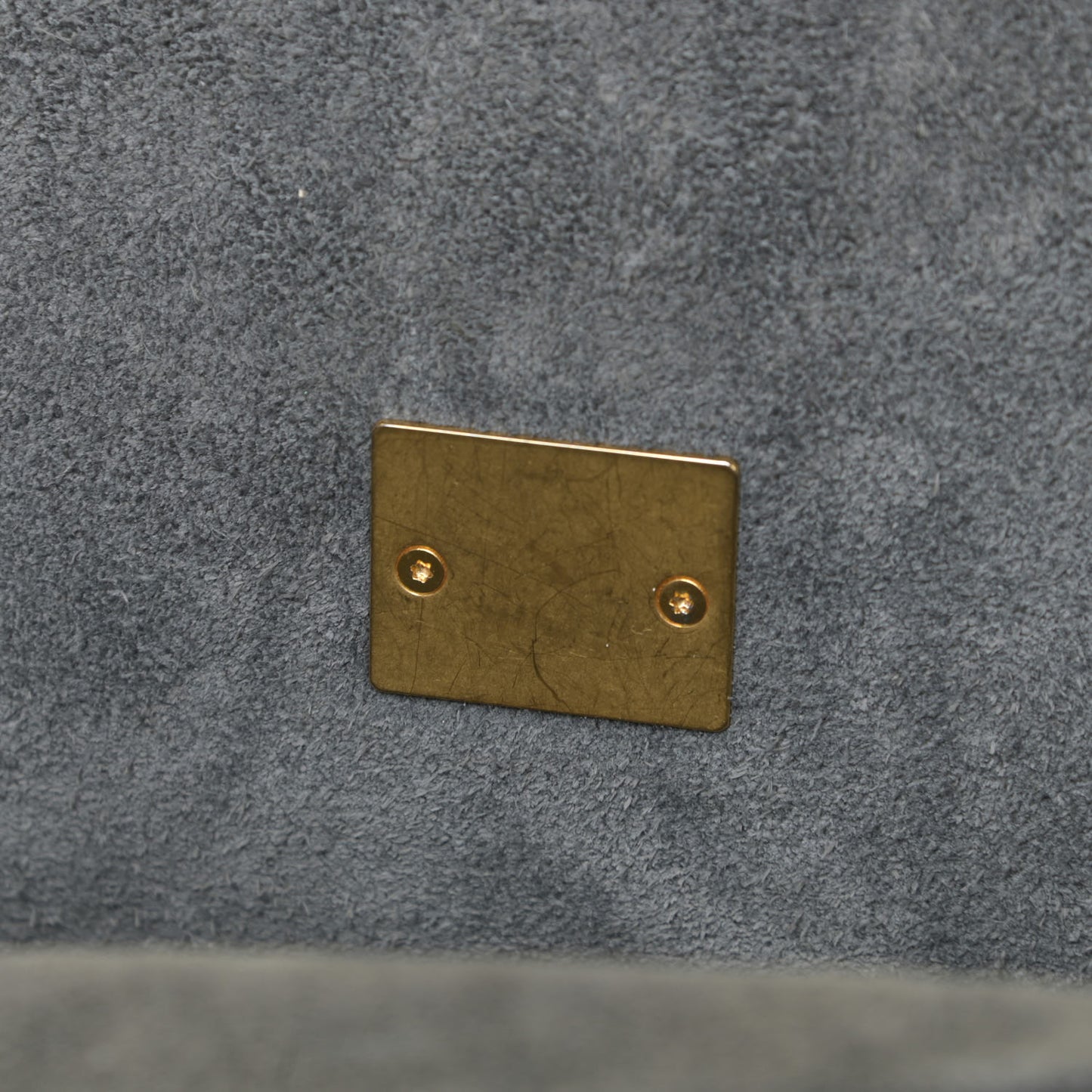 Grained Calfskin Small Belt Bag Grey