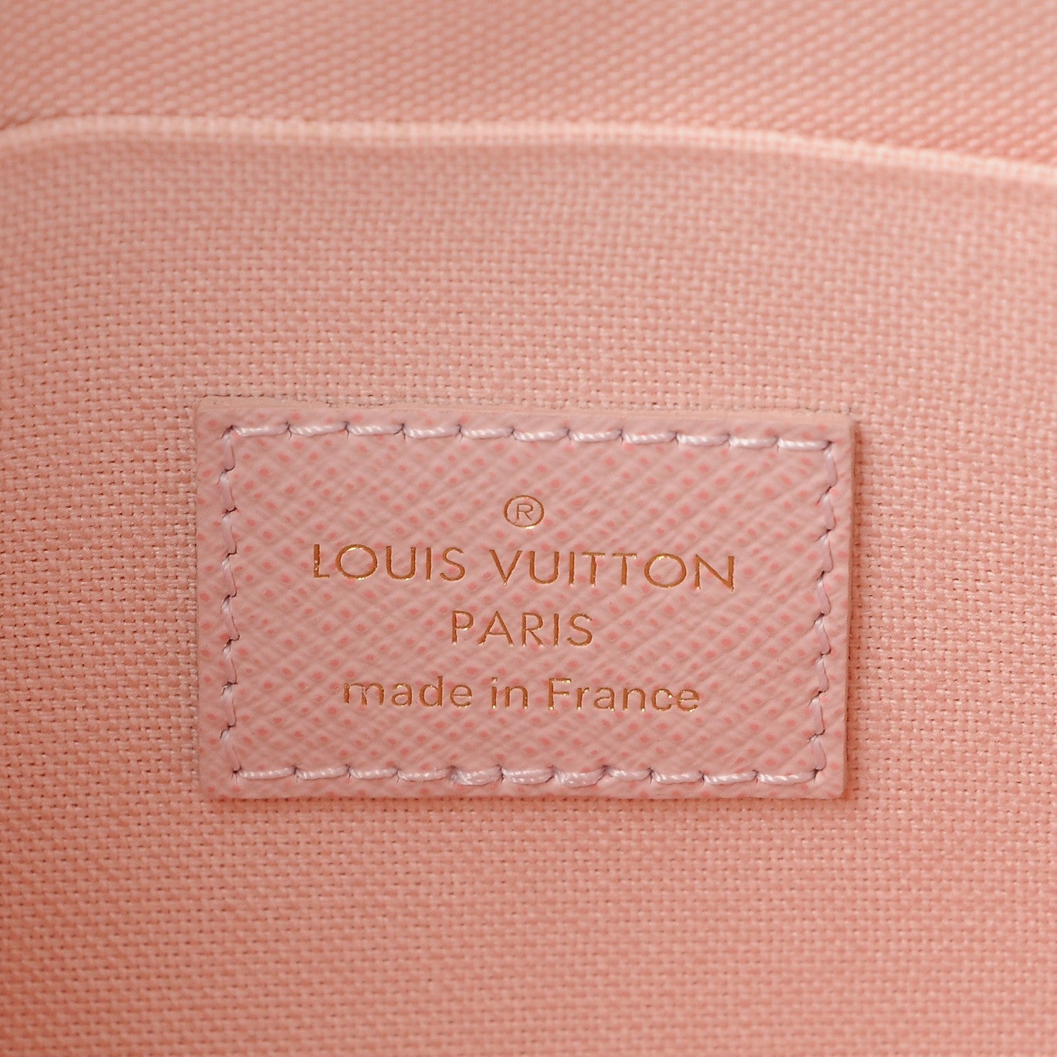 Louis Vuitton Damier Azur Pochette Felicie Chain Wallet Rose Ballerine 6 of 8