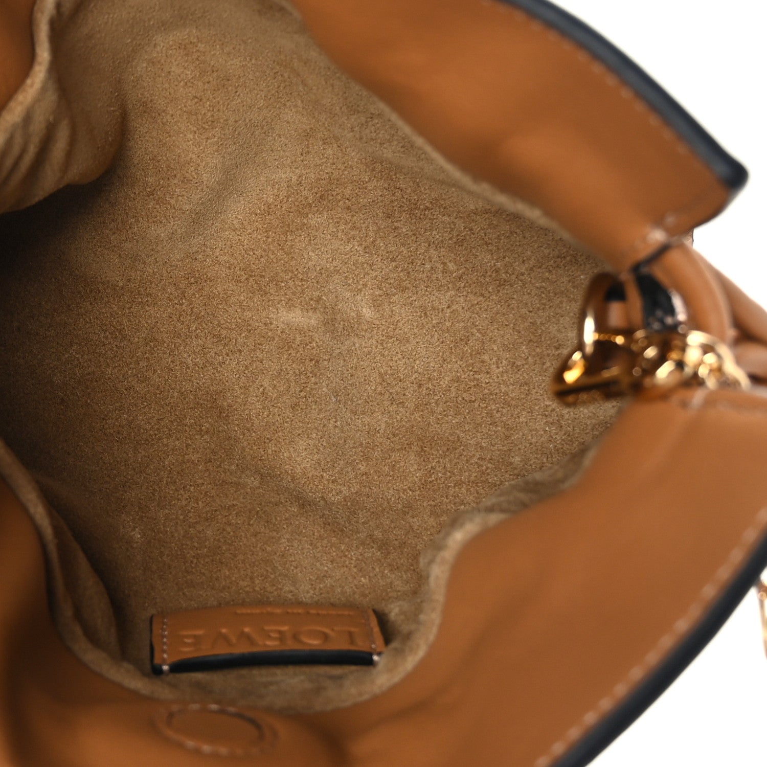 Loewe Calfskin Nano Flamenco Knot Clutch Warm Desert 5 of 8