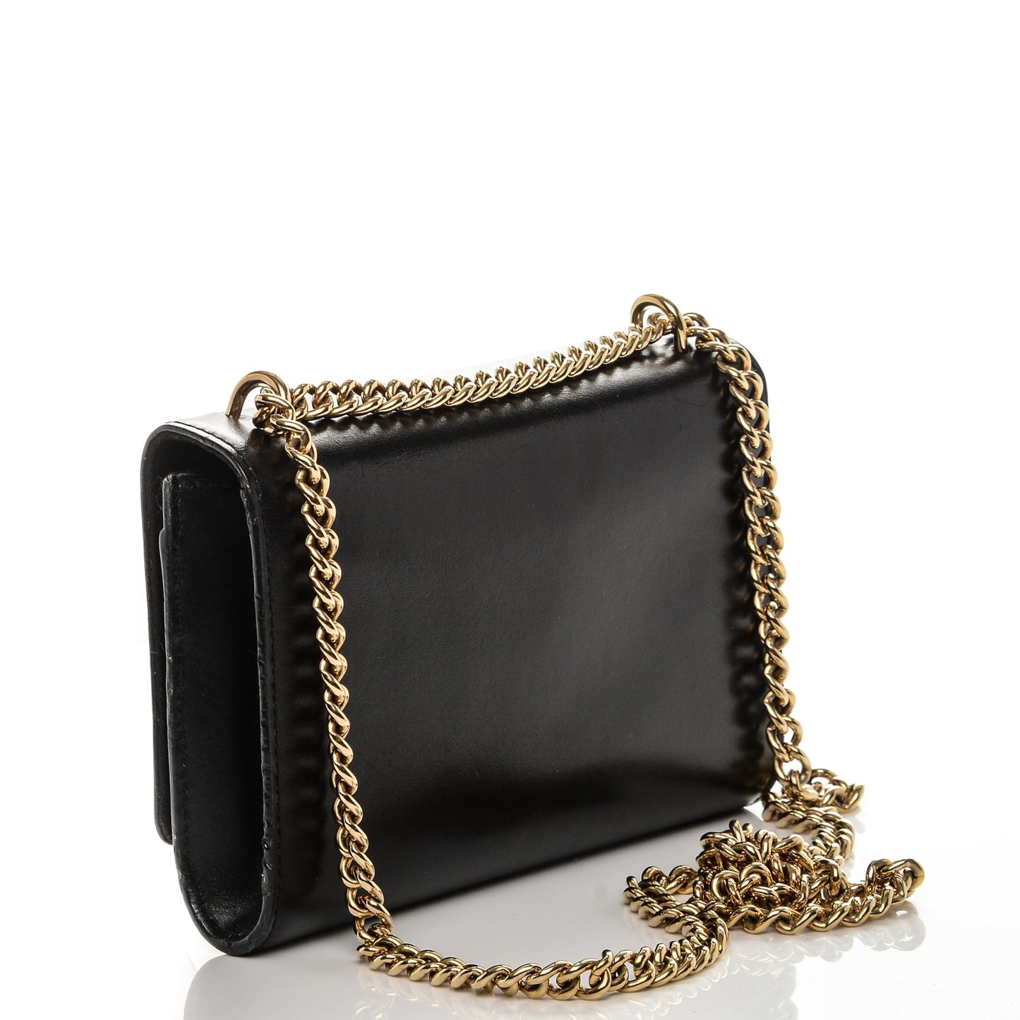 Calfskin Chain Louise MM Black