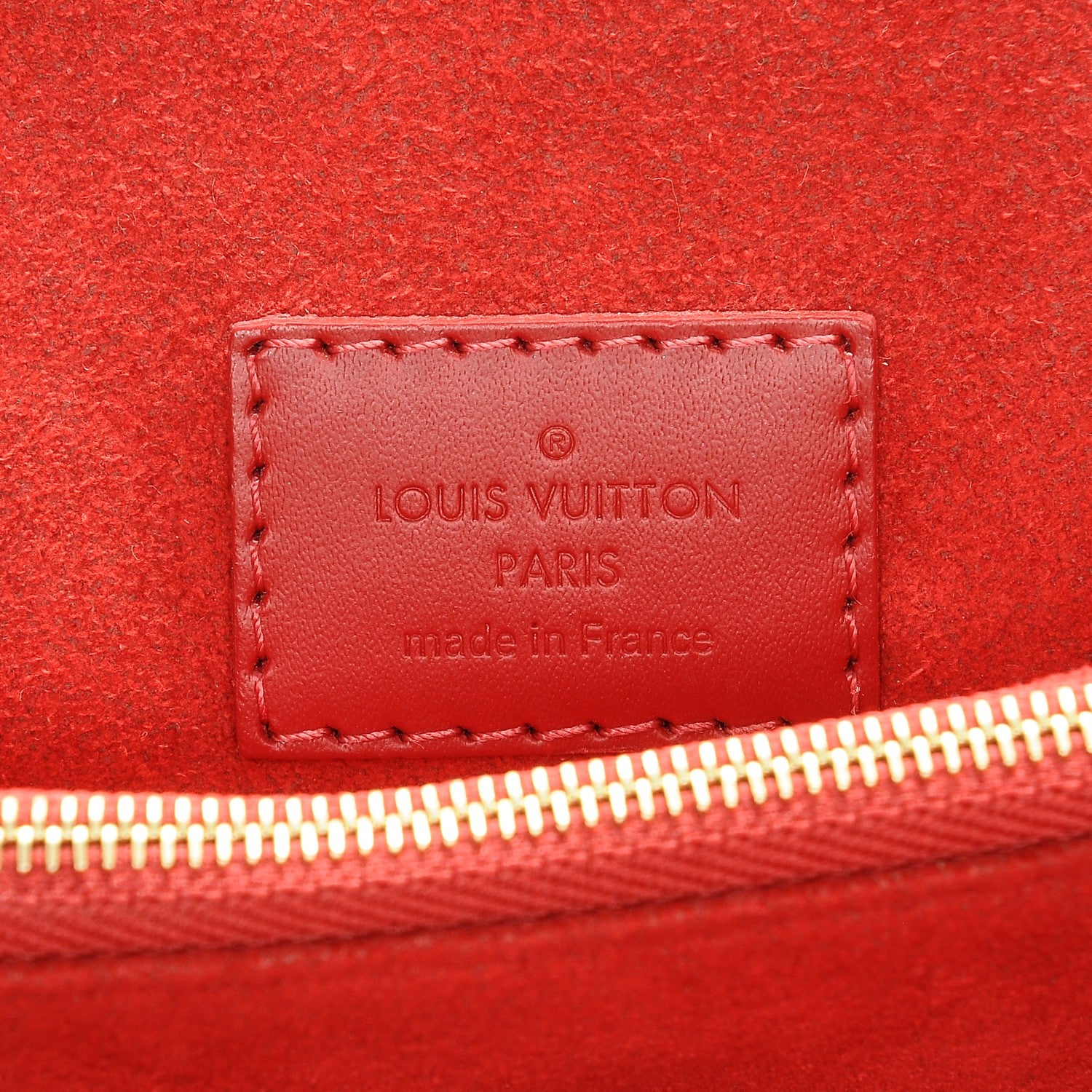 Louis Vuitton Damier Ebene Caissa Clutch Cherry 6 of 6