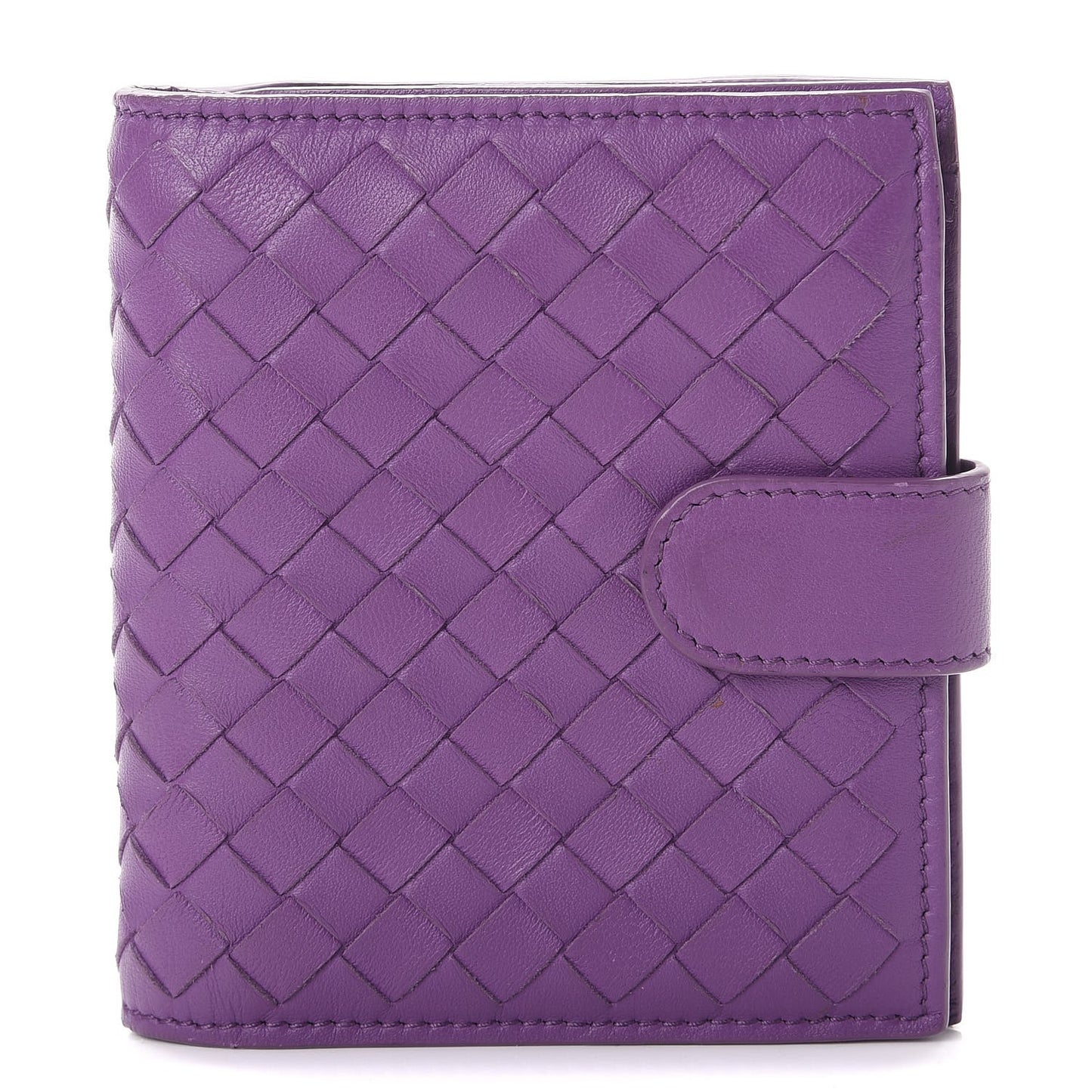 Nappa Intrecciato Mini Wallet Byzantine