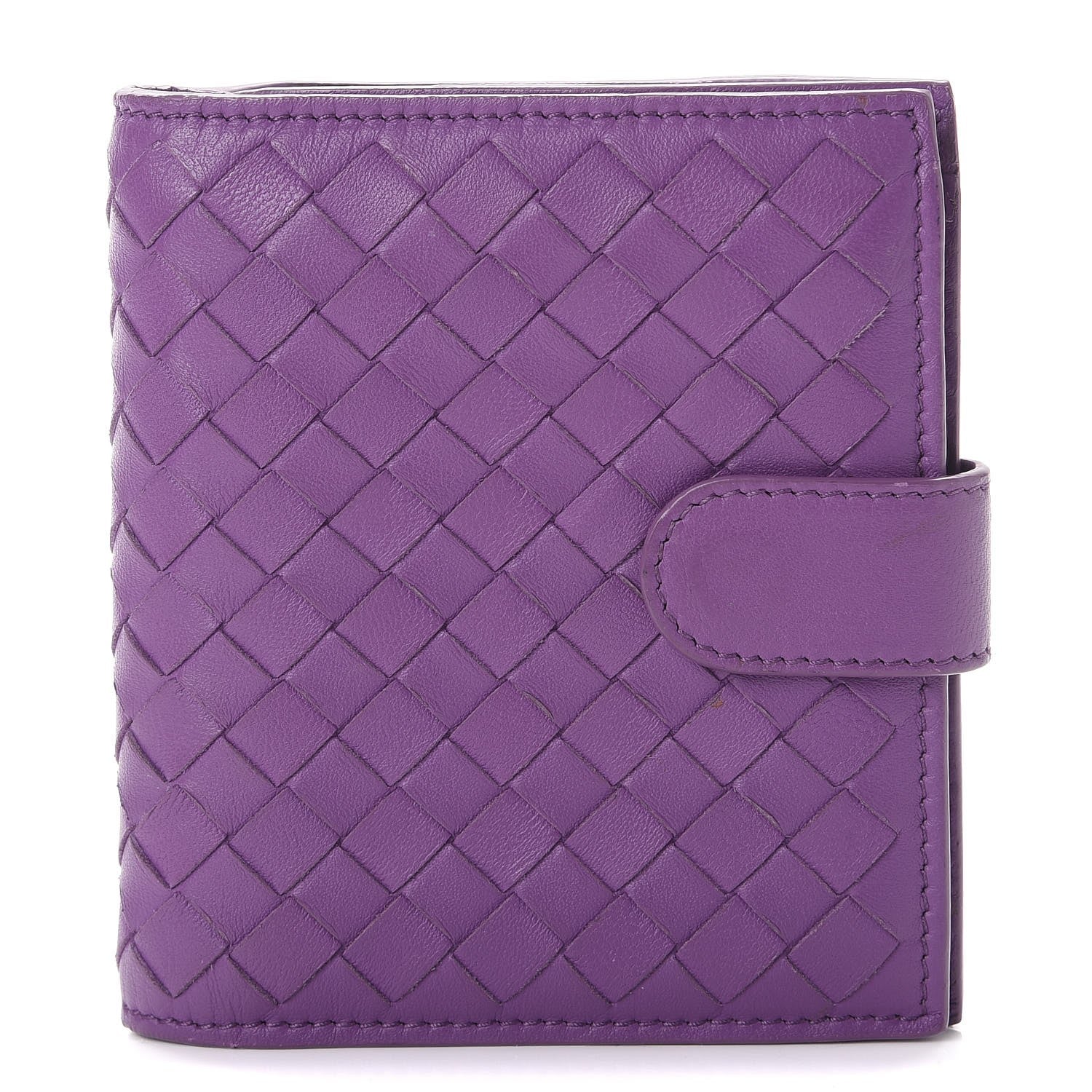 Bottega Veneta Nappa Intrecciato Mini Wallet Byzantine 1 of 10