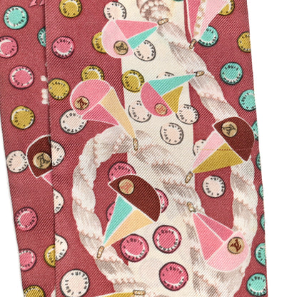Louis Vuitton Silk Escale Bandeau Pink 2 of 5