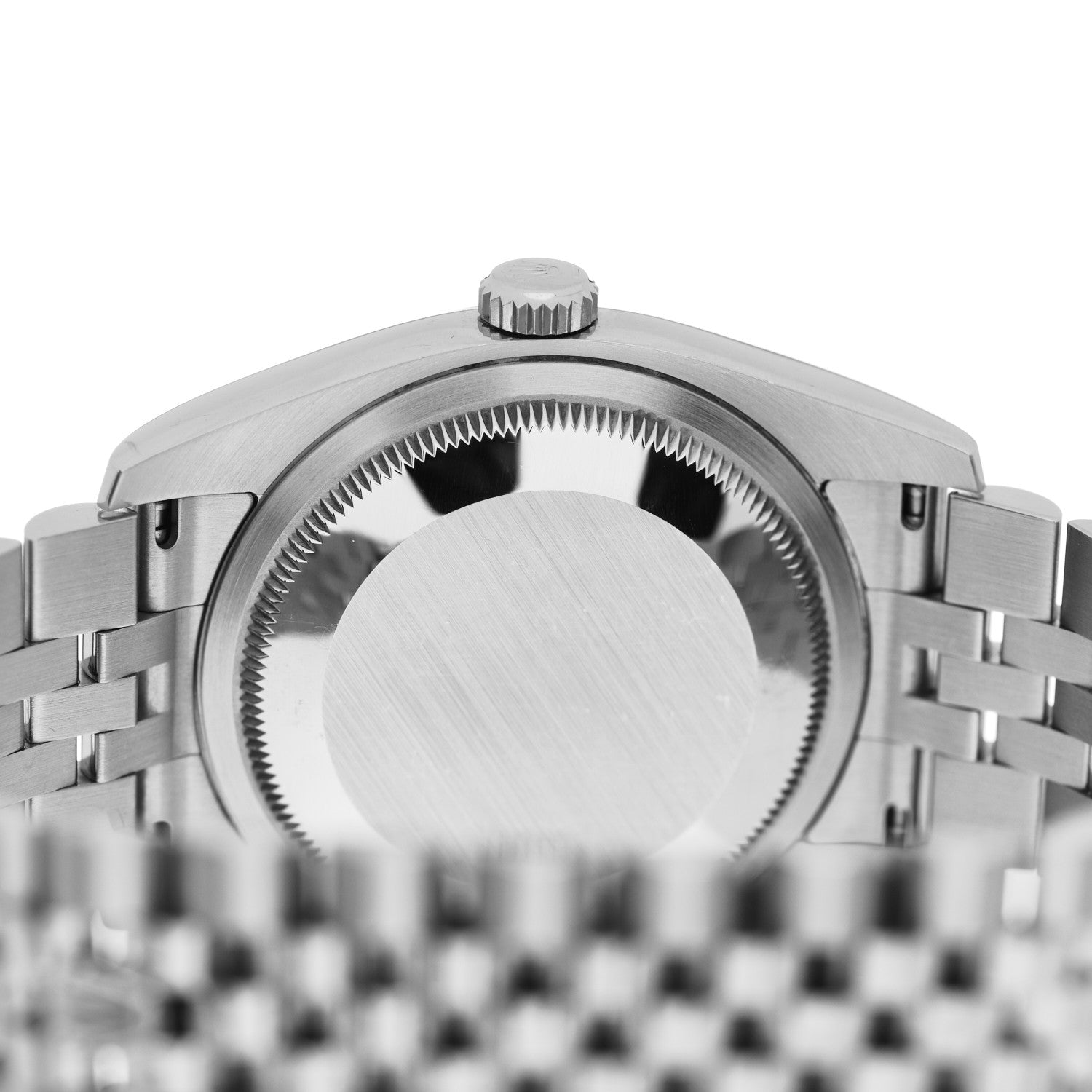 Rolex Stainless Steel 18K White Gold 36mm Oyster Perpetual Datejust Watch Silver Roman 116234 4 of 5