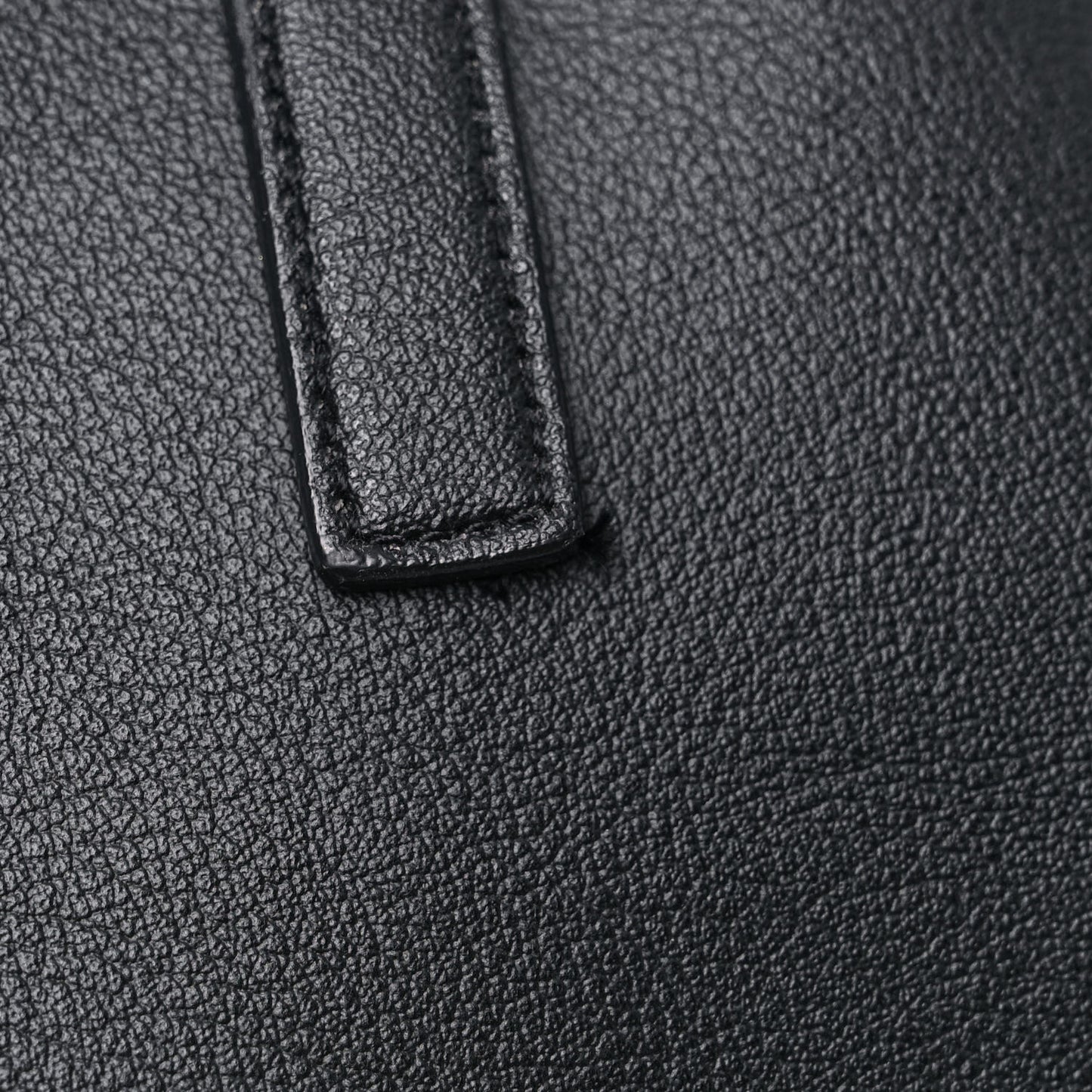 Calfskin Large Shopping Tote Black