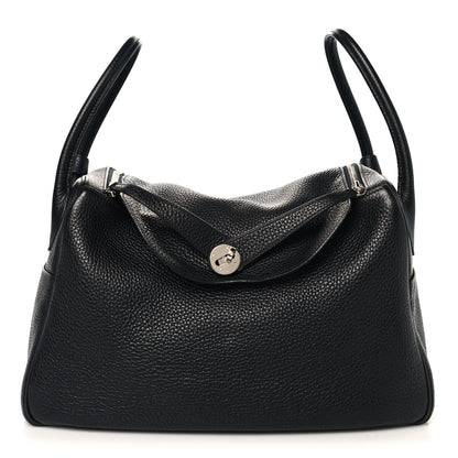 Hermes Taurillon Clemence Lindy 34 Black Black 1 of 12
