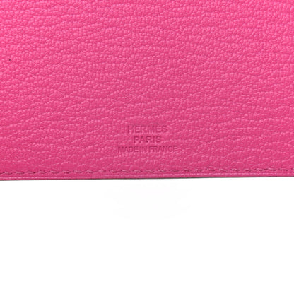 Hermes Chevre Mysore Tarmac PM Passport Holder Rose Tyrien 6 of 8