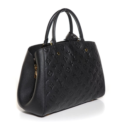 Louis Vuitton Empreinte Montaigne MM Black 3 of 9