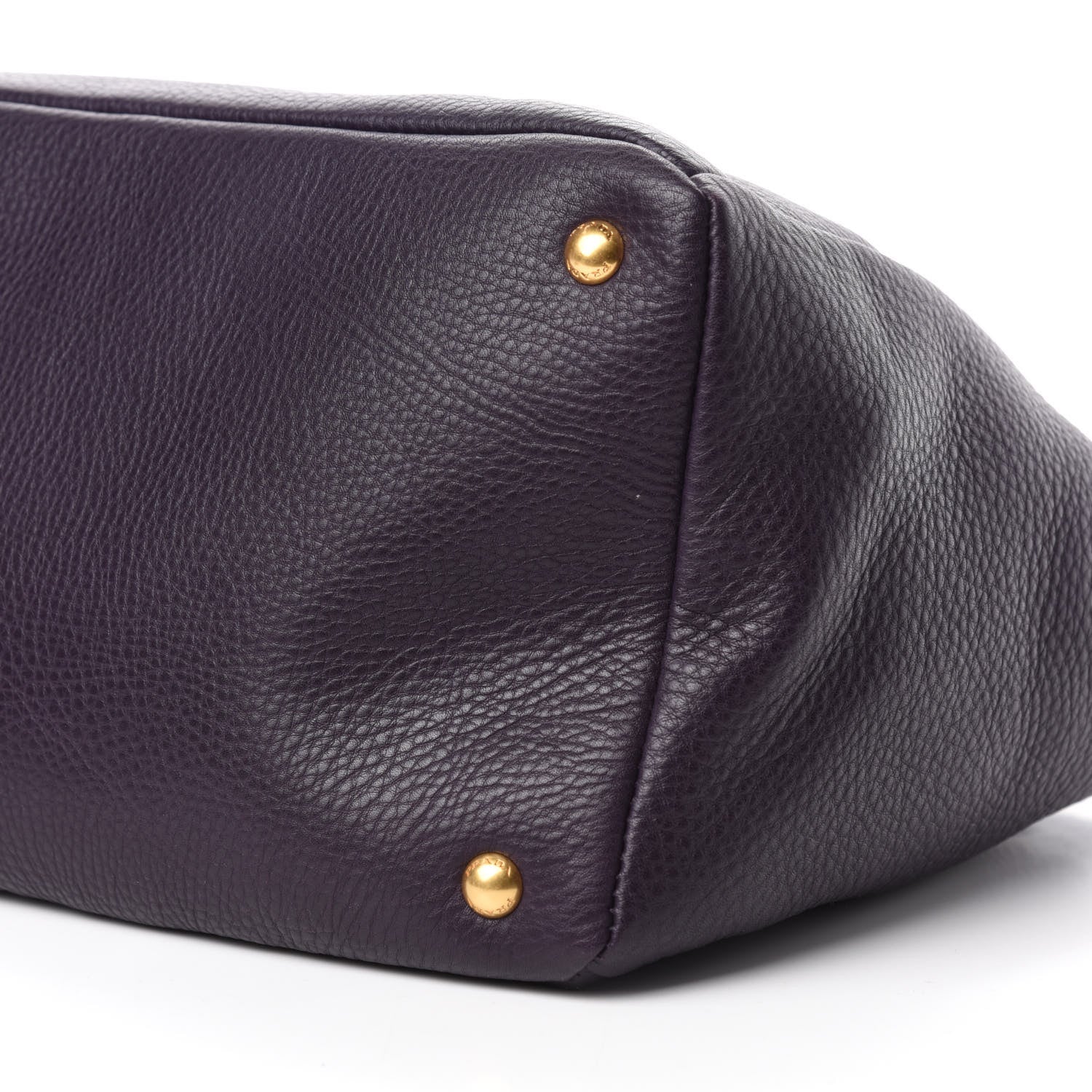 Prada Vitello Daino Tote Melanzana 7 of 14