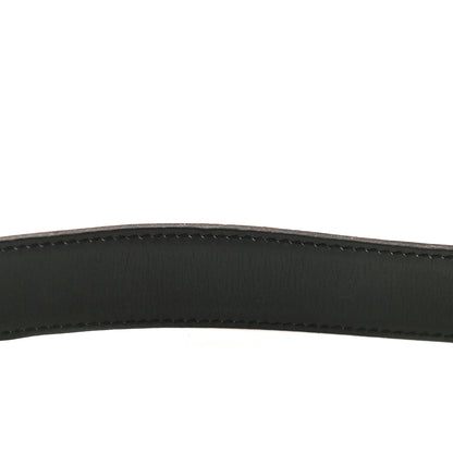 Hermes Box Courchevel 32mm H Belt 74 Black Gold 10 of 14