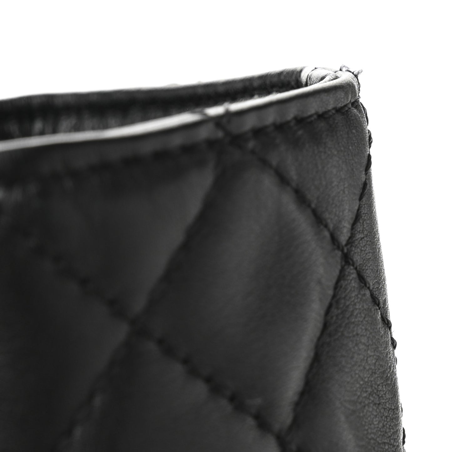 Calfskin Quilted In The Business North South Tote Black