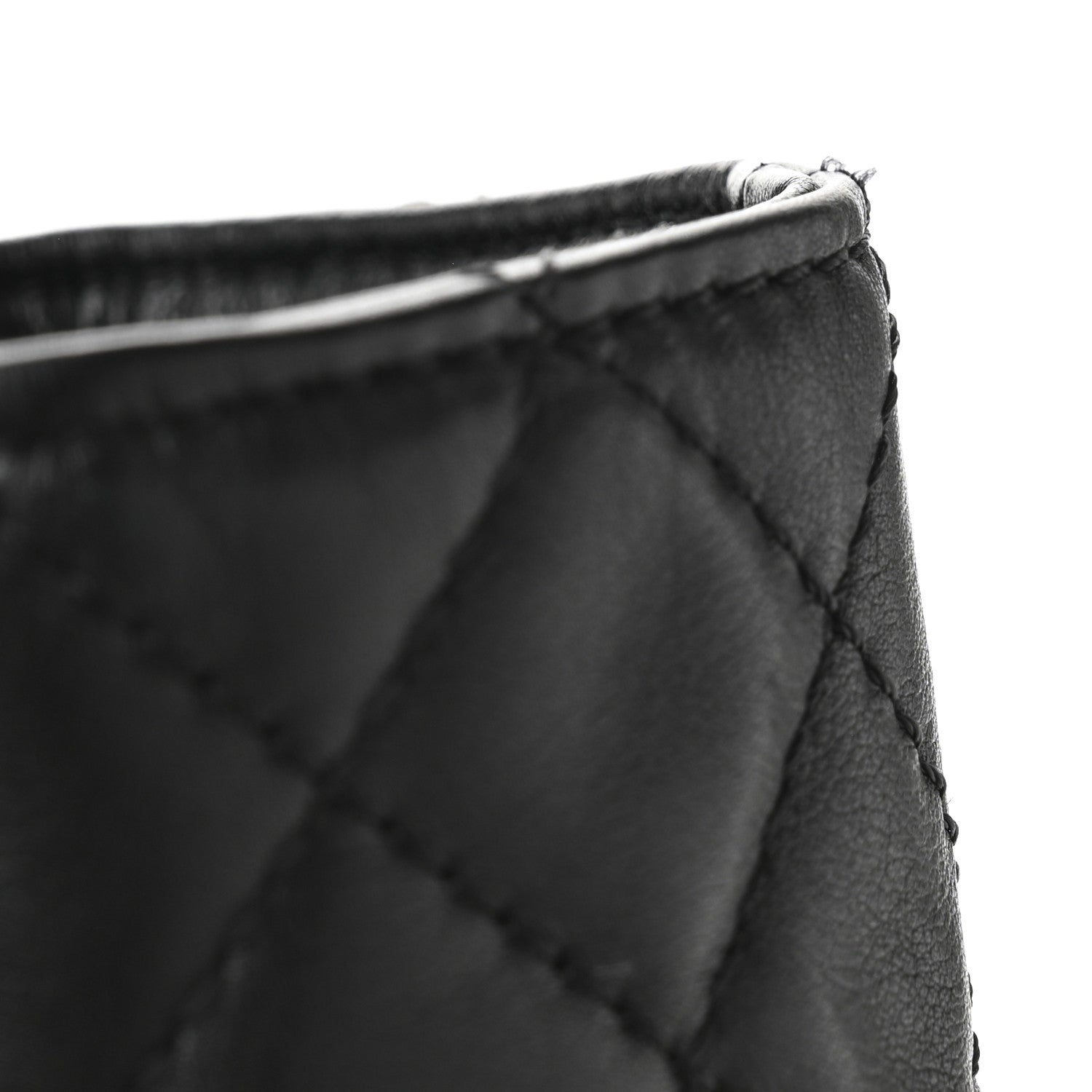 Chanel Calfskin Quilted In The Business North South Tote Black 11 of 11