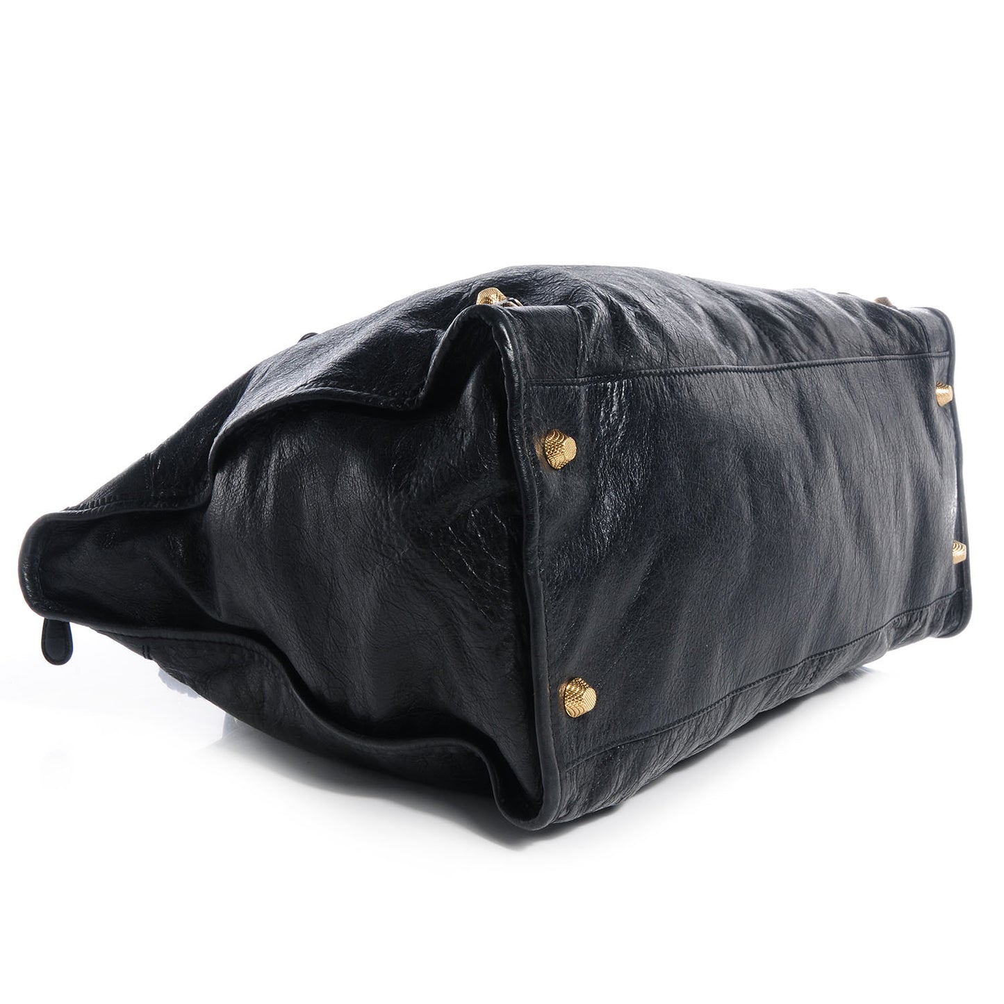 Agneau Giant 12 Gold Hardware Weekender Black