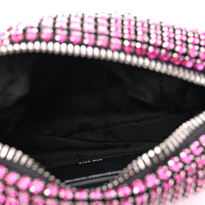 Alexander Wang Mesh Crystal Rhinestone Mini Heiress Pouch Pink 6 of 10