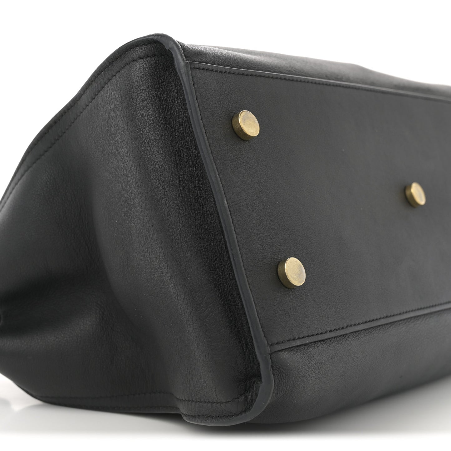 Calfskin Small Monogram Cabas Black