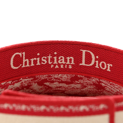Christian Dior Toile De Jouy Reverse Visor Red 7 of 7