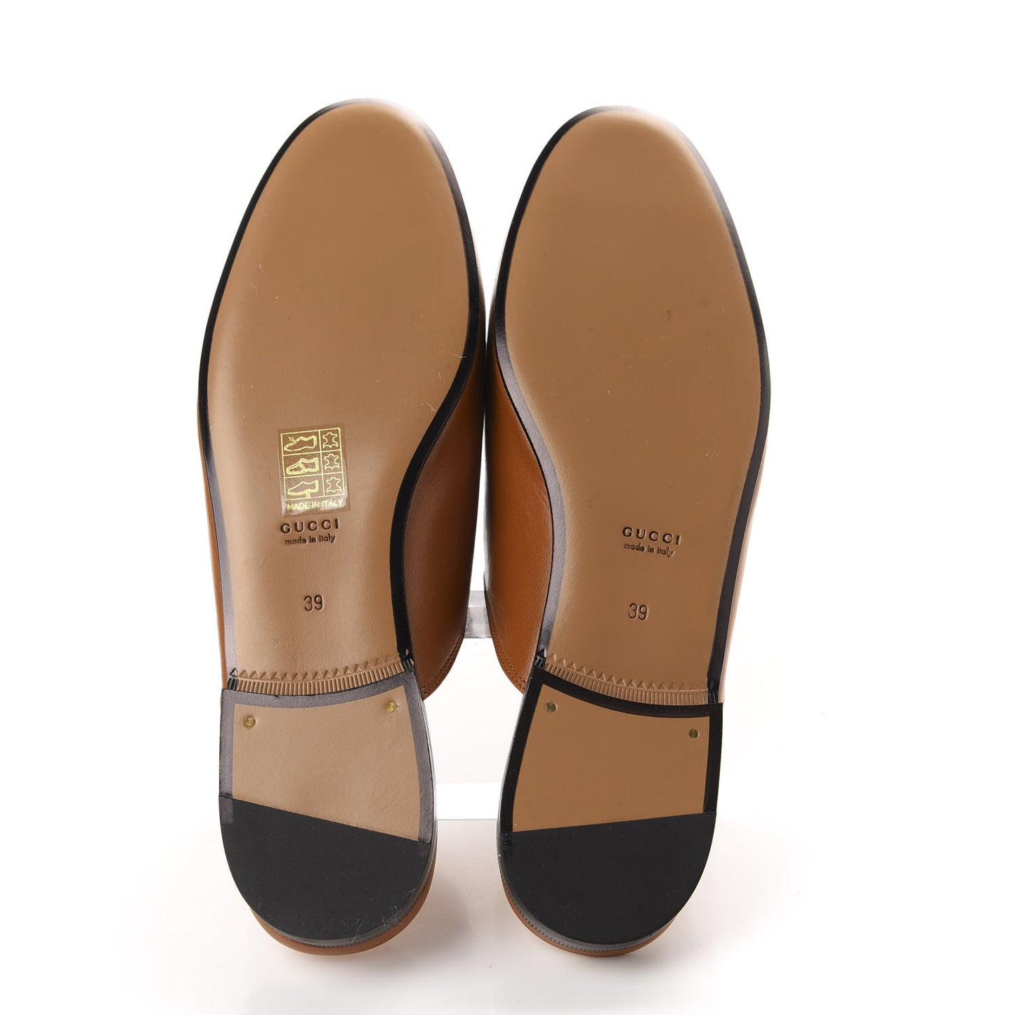 Malaga Kid Womens Princetown Slippers 38 Cognac
