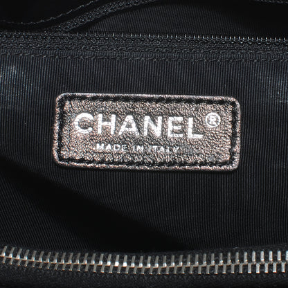 Chanel Patent Grand Shopping Tote GST Black 6 of 7