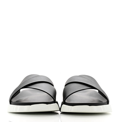Hermes Nappa Mens Infra Sandals 43.5 Black 3 of 10