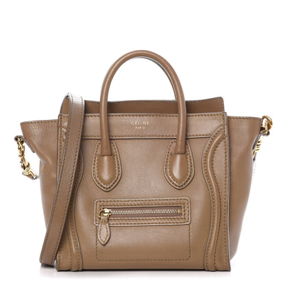Celine Smooth Calfskin Nano Luggage Camel 1 of 14