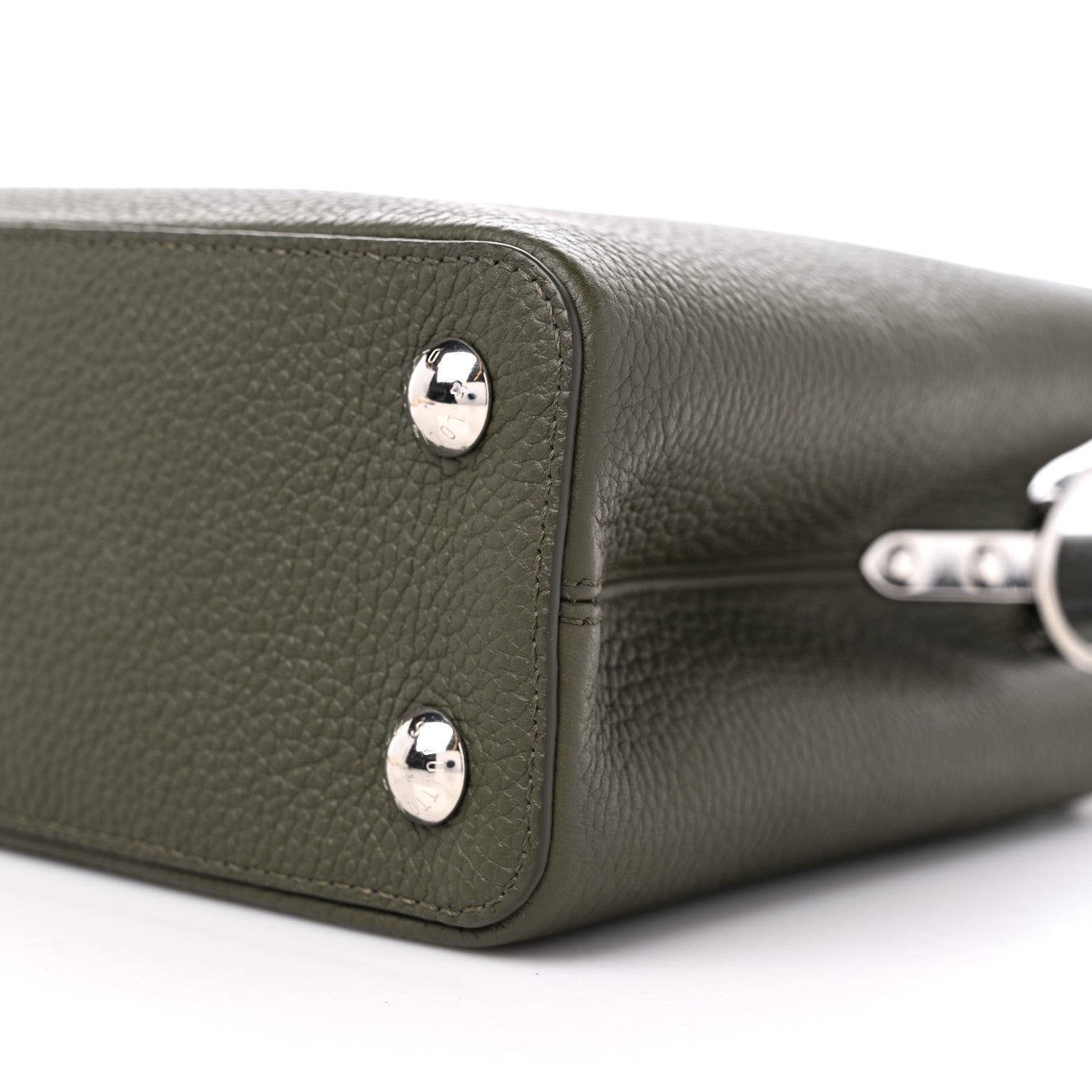 Louis Vuitton Taurillon Capucines BB Khaki 8 of 8