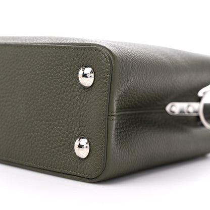 Louis Vuitton Taurillon Capucines BB Khaki 8 of 8