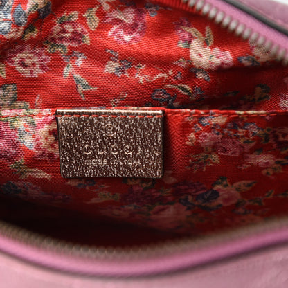 Gucci Laminated Nappa Trapuntata Small Zumi Shoulder Bag Rosa Lago Rame 6 of 10