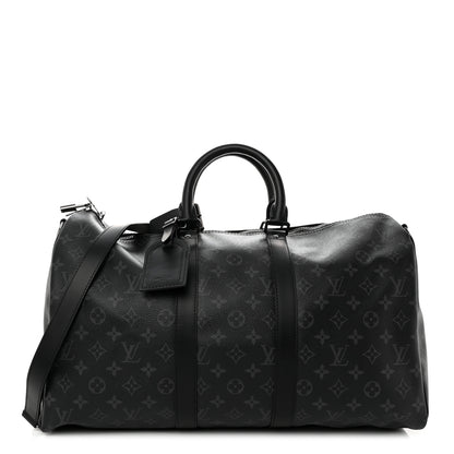 Louis Vuitton Monogram Eclipse Keepall Bandouliere 45 1 of 10
