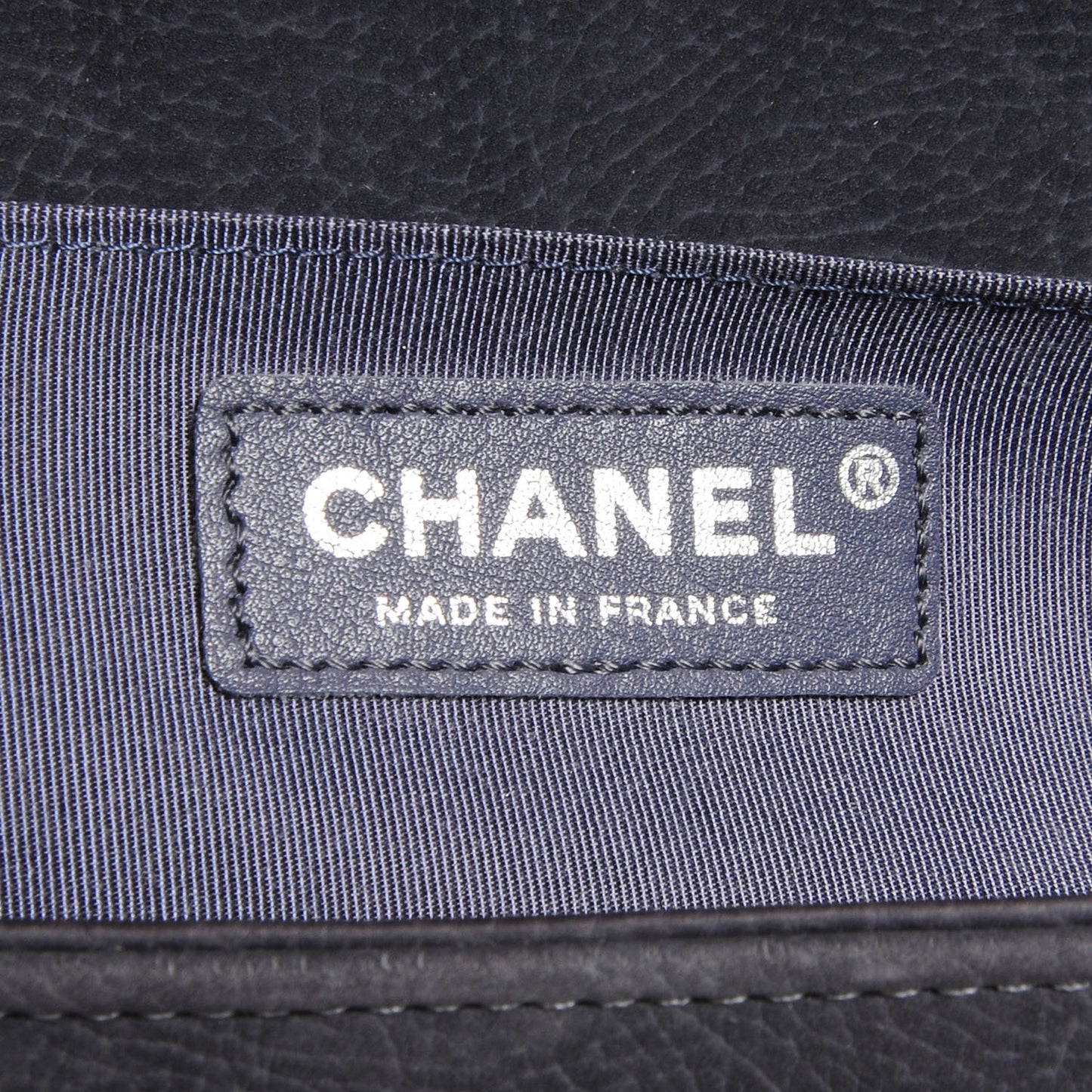 Suede Calfskin Medium Boy Flap Grey