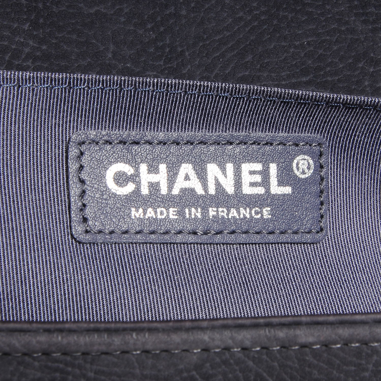 Chanel Suede Calfskin Medium Boy Flap Grey 7 of 8