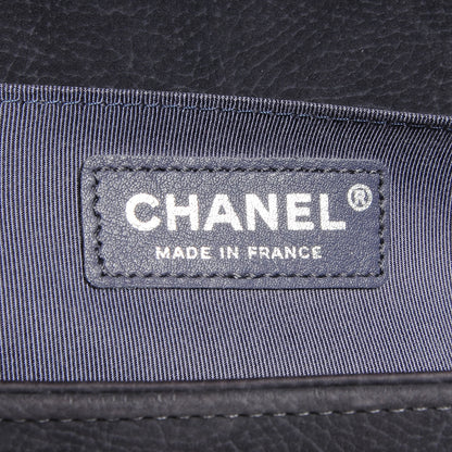 Chanel Suede Calfskin Medium Boy Flap Grey 7 of 8