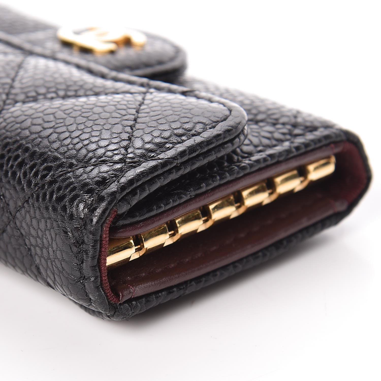 Chanel Caviar Quilted 6 Key Holder Black 13 of 15